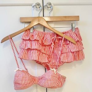 Loveshackfancy cotton bikini size s